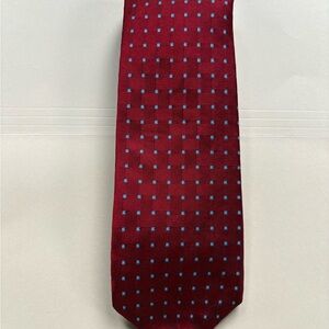Brooks Brothers Red and Blue Men's Silk Tie